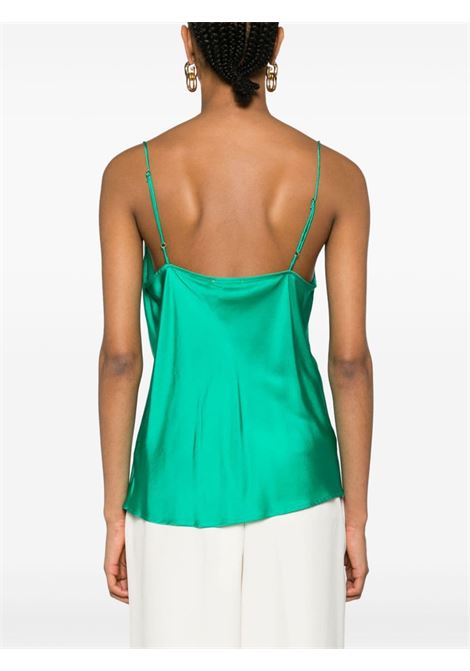 Top con spalline in verde smeraldo - donna FORTE FORTE | 120706076